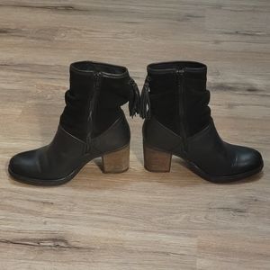 Leather ankle boots